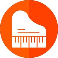 conception d'icône de vecteur de piano