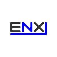 enx lettre logo Créatif conception avec vecteur graphique, enx Facile et moderne logo.