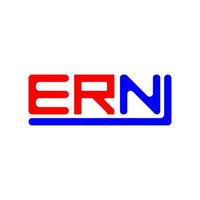 ern lettre logo Créatif conception avec vecteur graphique, ern Facile et moderne logo.