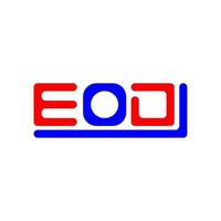 eod lettre logo Créatif conception avec vecteur graphique, eod Facile et moderne logo.