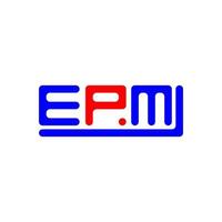 epm lettre logo Créatif conception avec vecteur graphique, epm Facile et moderne logo.