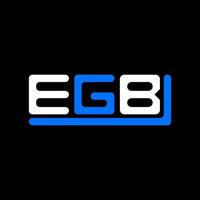 egb lettre logo Créatif conception avec vecteur graphique, egb Facile et moderne logo.
