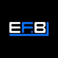 efb lettre logo Créatif conception avec vecteur graphique, efb Facile et moderne logo.