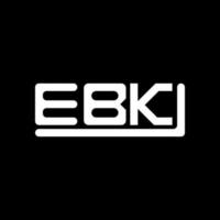 ebk lettre logo Créatif conception avec vecteur graphique, ebk Facile et moderne logo.