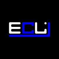 ecl lettre logo Créatif conception avec vecteur graphique, ecl Facile et moderne logo.