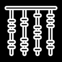 conception d'icône vectorielle quipu vecteur