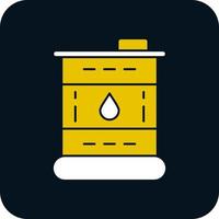 conception d'icône de vecteur de baril de pétrole