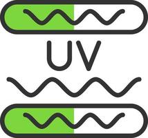 conception d'icône vecteur ultraviolet