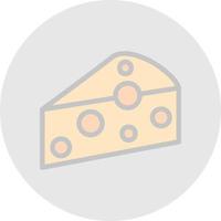 conception d'icône de vecteur de fromage