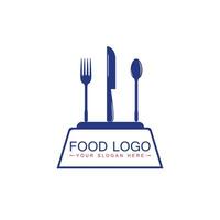 nourriture logo vecteur logo conception.