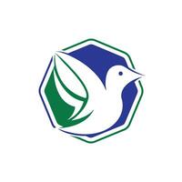 création de logo vectoriel oiseau. modèle de conception de logo vectoriel oiseau créatif.