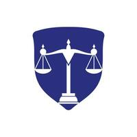 création de logo de droit et d'avocat. création de logo vectoriel de cabinet d'avocats et de bureau.