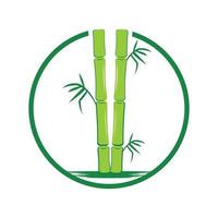bambou ,vert la nature , logo conception modèle, marque entreprise vecteur