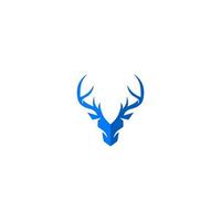 création de logo vectoriel tête de cerf