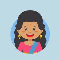 avatar de une Indien personnage vecteur