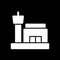 conception d'icône de vecteur d'aéroport