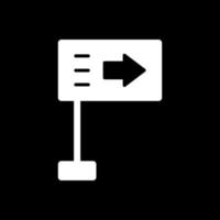 conception d'icône de vecteur de panneau d'affichage de panneau de signalisation
