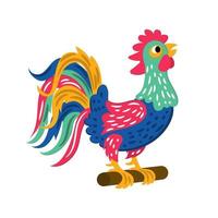 coq Pâques saint vacances oiseau symbole vecteur illustration