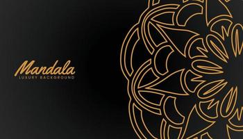 islamique luxe Contexte avec mandala vecteur