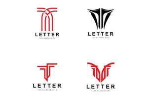 logo de lettre t, vecteur de style lettre moderne, conception adaptée aux marques de produits avec lettre t