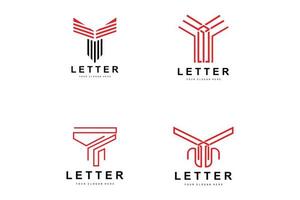 logo de lettre t, vecteur de style lettre moderne, conception adaptée aux marques de produits avec lettre t