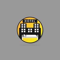 Hôtel logo vecteur