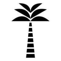 bohémien icône conception avec paume arbre. plat tropical icône. vecteur