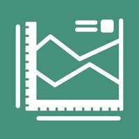 icône de vecteur de graphique spline