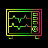 icône de vecteur de moniteur de fréquence cardiaque