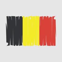 vecteur de drapeau belge