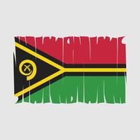 vecteur de drapeau vanuatu