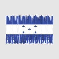 pinceau drapeau honduras vecteur