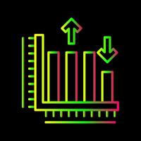 icône de vecteur de graphique à barres