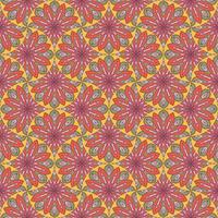 abstrait mandala poisson échelle sans couture modèle. ornemental tuile, mosaïque Contexte. floral patchwork infini carte. arabe, Indien, ottoman motifs. vecteur