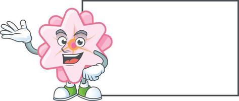 chinois rose fleur dessin animé personnage style vecteur