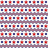 sans titre sans couture modèle pour Etats-Unis nationale vacances, patriotique rouge, blanc et bleu géométrique sans couture motifs vecteur