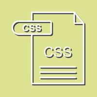 icône de vecteur css