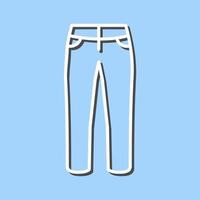 icône de vecteur de pantalon