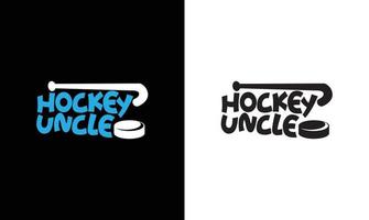 le hockey citation t chemise conception, typographie vecteur