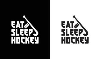 le hockey citation t chemise conception, typographie vecteur