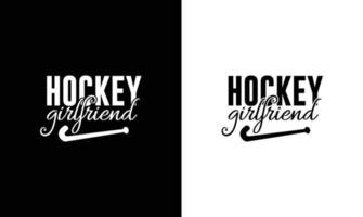 le hockey citation t chemise conception, typographie vecteur