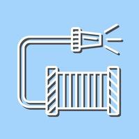 icône de vecteur de tuyau d'eau