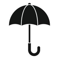 parapluie protection icône Facile vecteur. coeur valeur vecteur