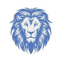 le Lion Roi de le jungle une symbole de courage et direction, mascotte logo concept vecteur illustration dessin animé. adapté pour logo, fond d'écran, bannière, carte, livre illustration, T-shirt, autocollant, couverture