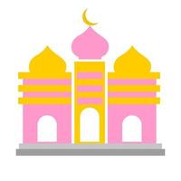 mosquée Icônes logo illustration vecteur