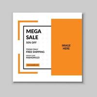 spécial offre méga vente bannière Contexte modèle conception vecteur illustration.
