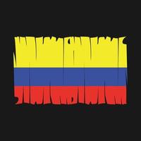 vecteur de drapeau colombie