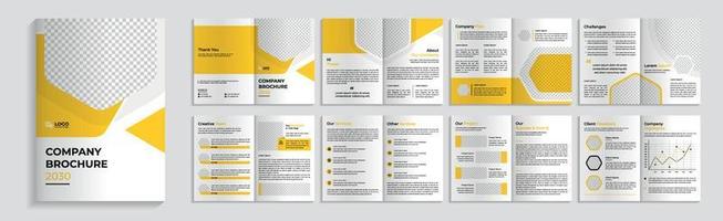 entreprise profil brochure modèle couverture disposition conception. vecteur