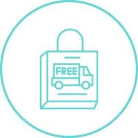 icône de vecteur de livraison à domicile gratuit