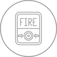 icône de vecteur de bouton de feu